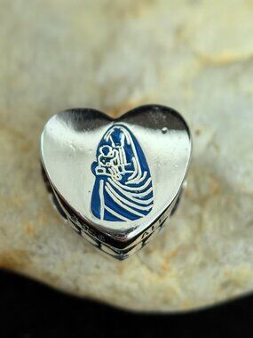 Pandora Costa Rica Exclusive Travel Heart Charm, S925 Silver Jewelry (Women's)